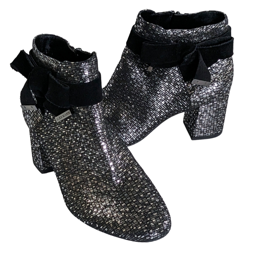 Alex Marie Mayleen Ankle Boots with Bow Size 6.5